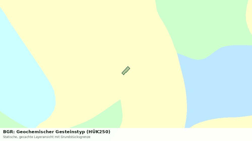 Statische Kartenansicht: BGR: Geochemischer Gesteinstyp (HÜK250)