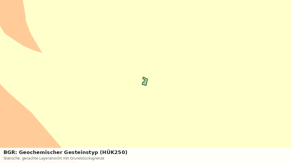 Statische Kartenansicht: BGR: Geochemischer Gesteinstyp (HÜK250)