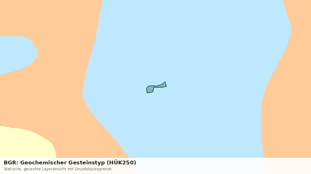 Statische Kartenansicht: BGR: Geochemischer Gesteinstyp (HÜK250)