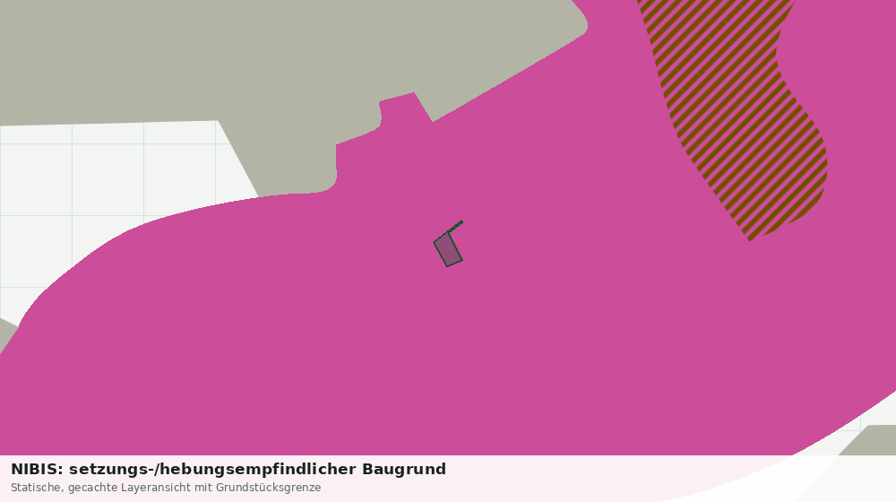Statische Kartenansicht: NIBIS: setzungs-/hebungsempfindlicher Baugrund