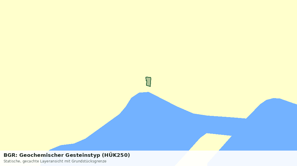 Statische Kartenansicht: BGR: Geochemischer Gesteinstyp (HÜK250)