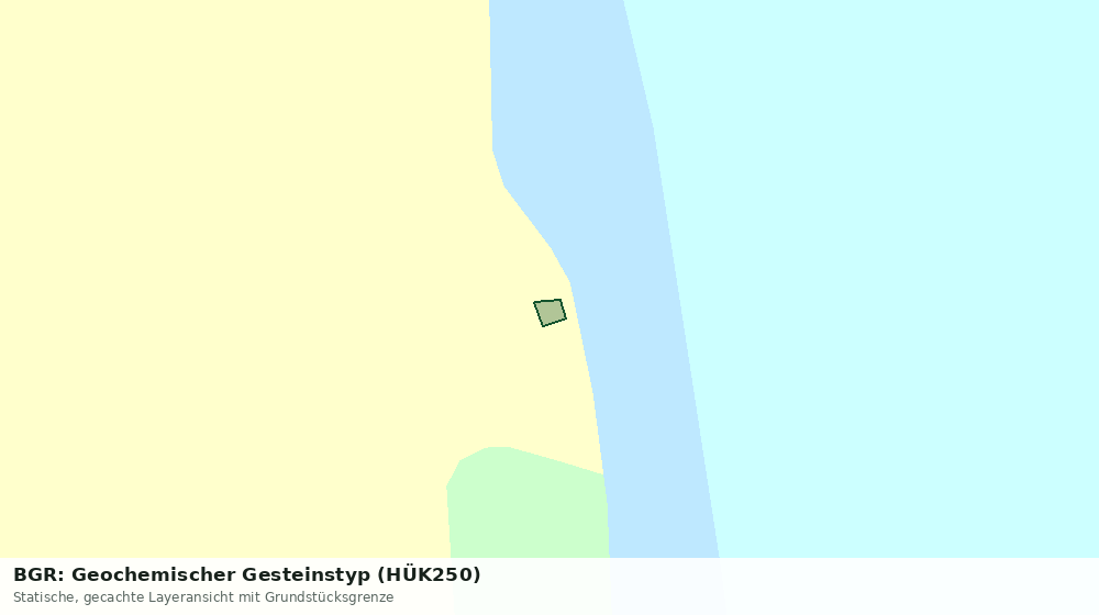 Statische Kartenansicht: BGR: Geochemischer Gesteinstyp (HÜK250)