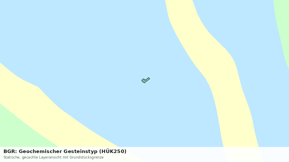 Statische Kartenansicht: BGR: Geochemischer Gesteinstyp (HÜK250)