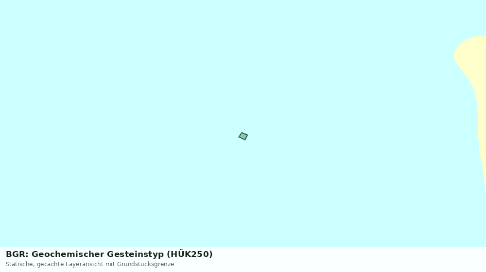 Statische Kartenansicht: BGR: Geochemischer Gesteinstyp (HÜK250)