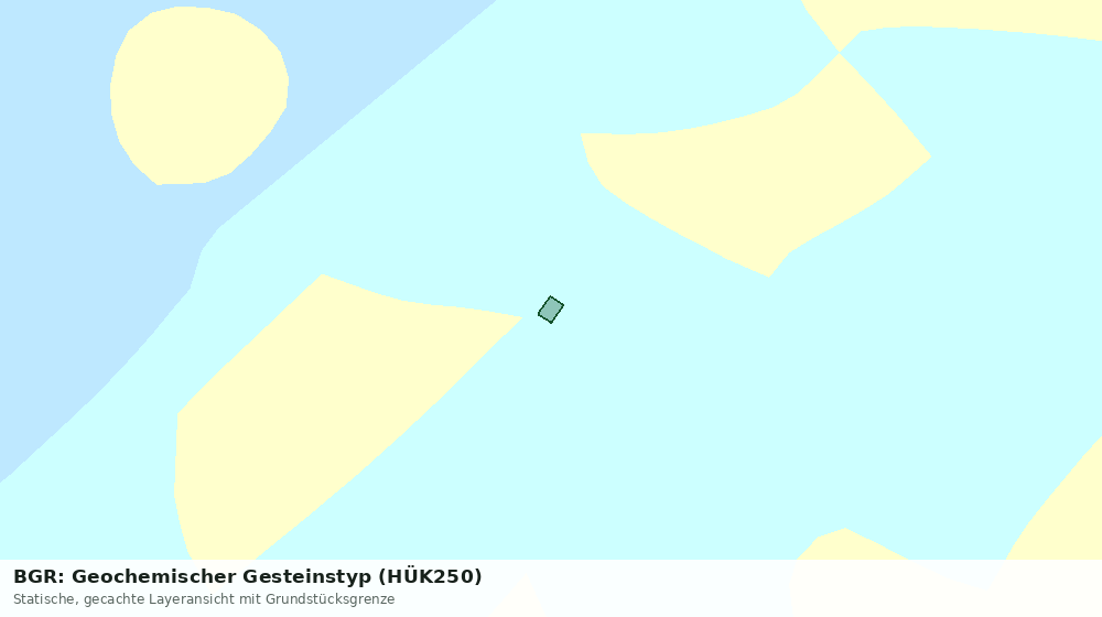Statische Kartenansicht: BGR: Geochemischer Gesteinstyp (HÜK250)