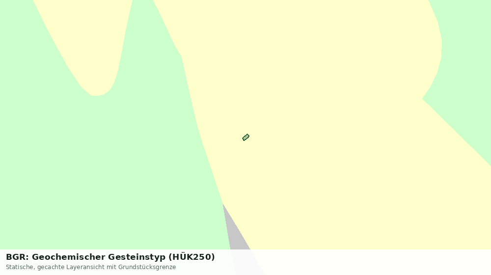 Statische Kartenansicht: BGR: Geochemischer Gesteinstyp (HÜK250)