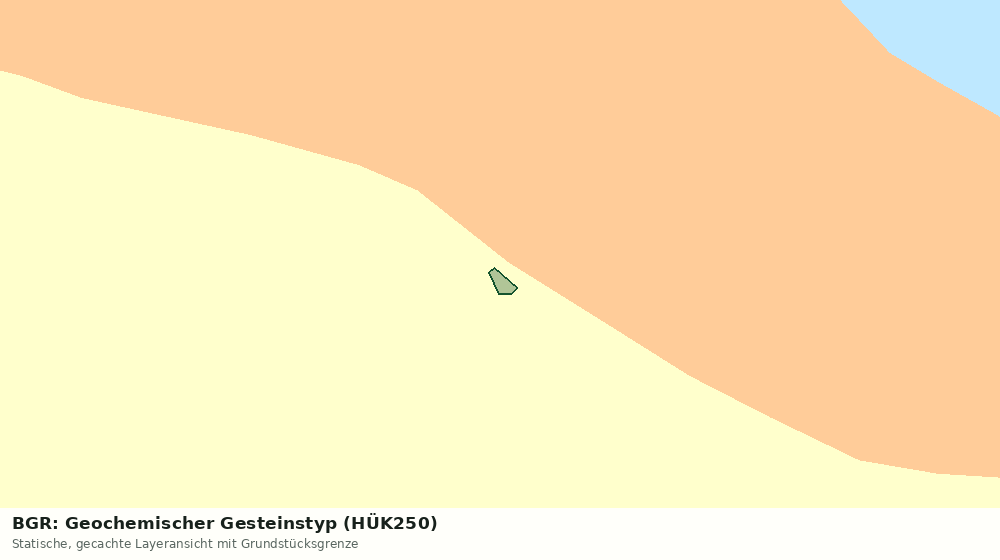 Statische Kartenansicht: BGR: Geochemischer Gesteinstyp (HÜK250)