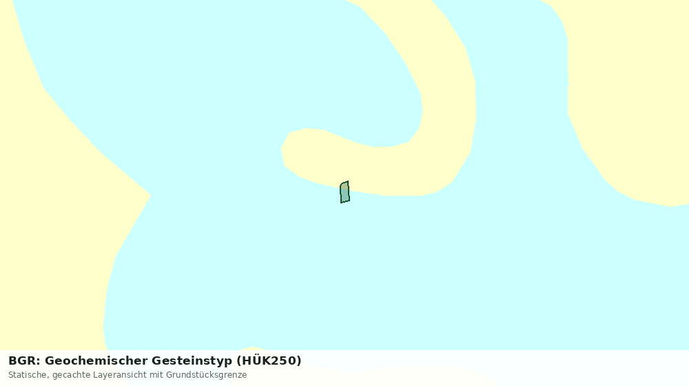 Statische Kartenansicht: BGR: Geochemischer Gesteinstyp (HÜK250)