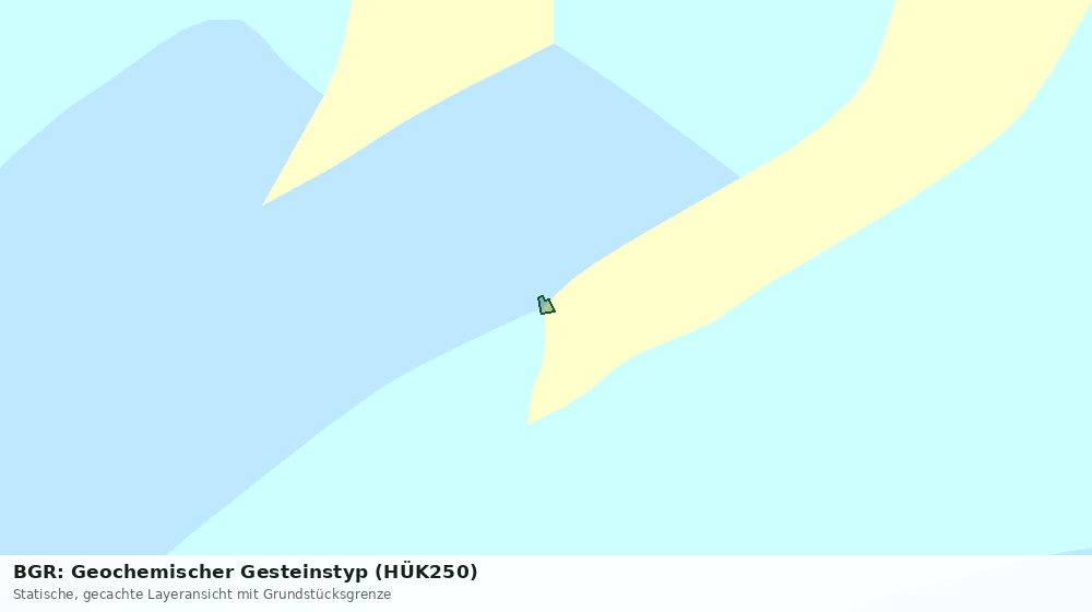 Statische Kartenansicht: BGR: Geochemischer Gesteinstyp (HÜK250)