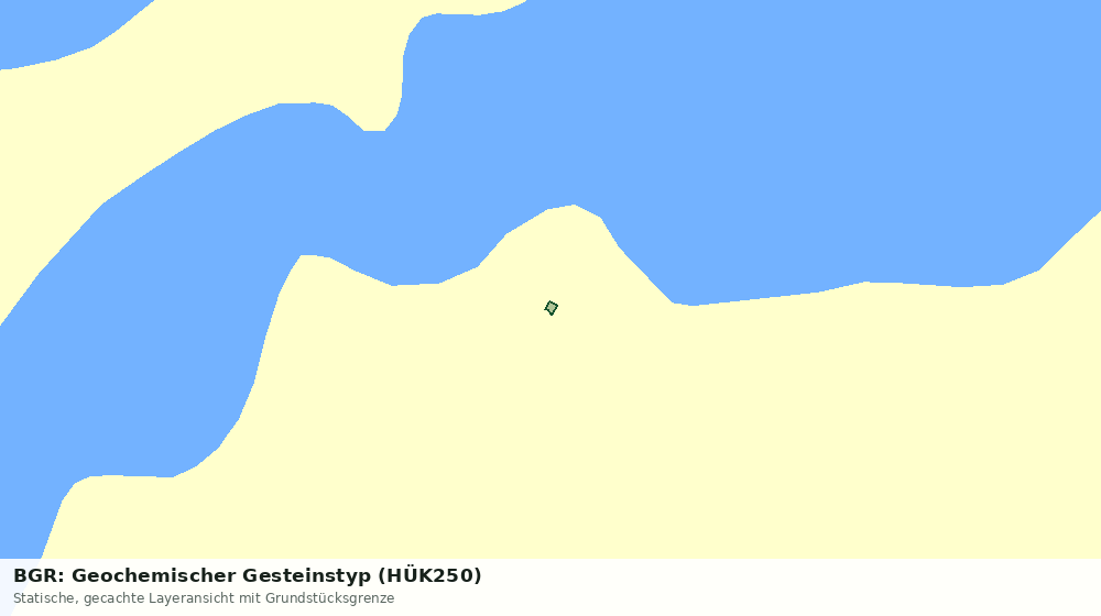 Statische Kartenansicht: BGR: Geochemischer Gesteinstyp (HÜK250)