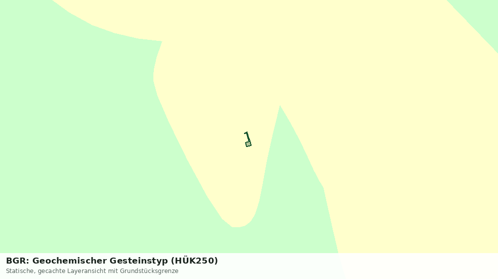 Statische Kartenansicht: BGR: Geochemischer Gesteinstyp (HÜK250)