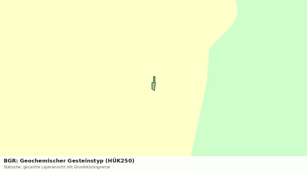 Statische Kartenansicht: BGR: Geochemischer Gesteinstyp (HÜK250)