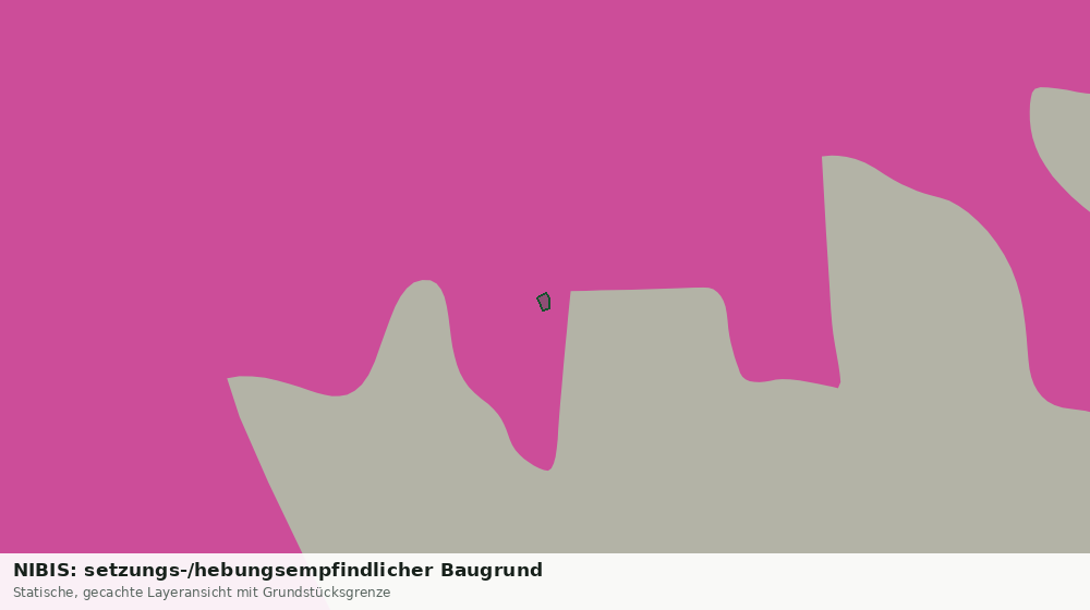 Statische Kartenansicht: NIBIS: setzungs-/hebungsempfindlicher Baugrund