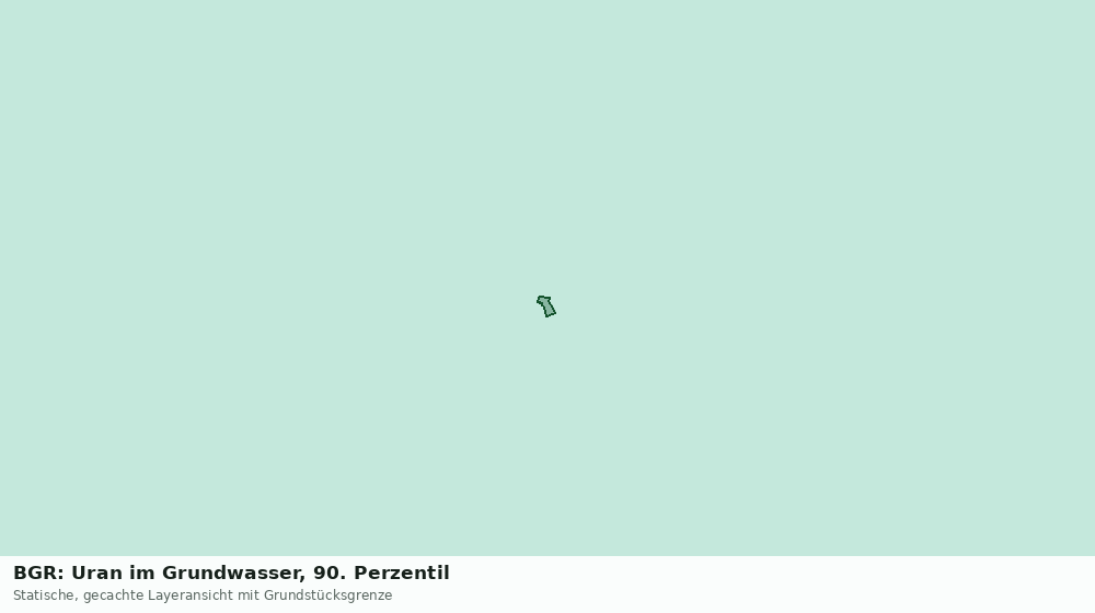 Statische Kartenansicht: BGR: Uran im Grundwasser, 90. Perzentil