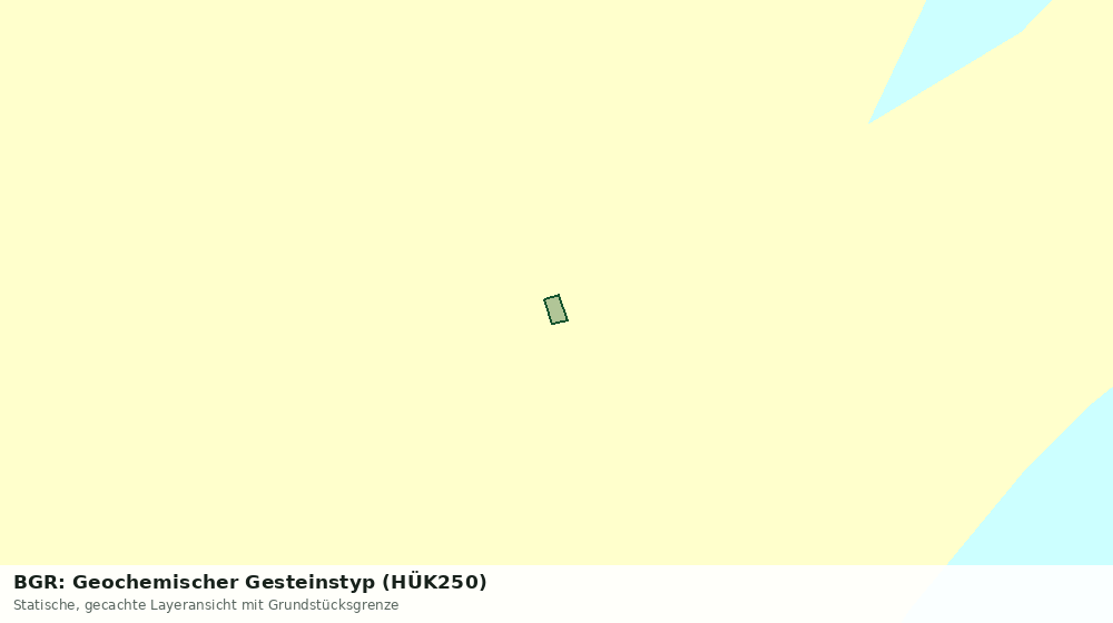 Statische Kartenansicht: BGR: Geochemischer Gesteinstyp (HÜK250)