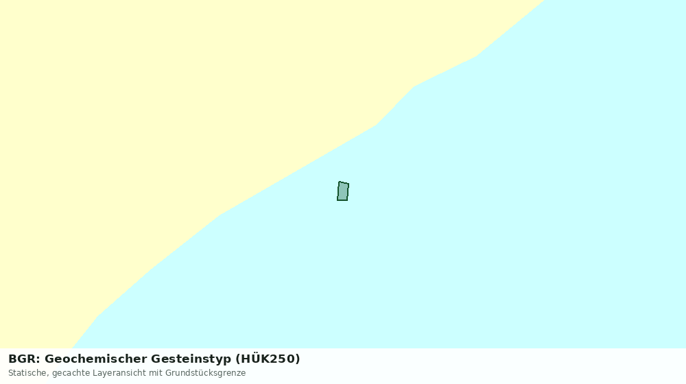 Statische Kartenansicht: BGR: Geochemischer Gesteinstyp (HÜK250)