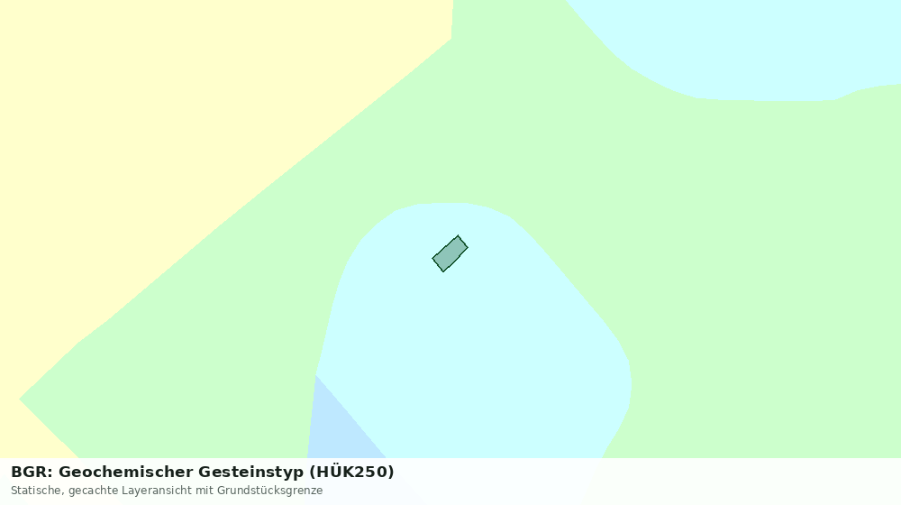 Statische Kartenansicht: BGR: Geochemischer Gesteinstyp (HÜK250)