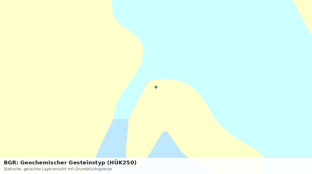 Statische Kartenansicht: BGR: Geochemischer Gesteinstyp (HÜK250)