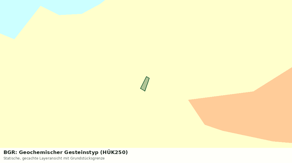 Statische Kartenansicht: BGR: Geochemischer Gesteinstyp (HÜK250)