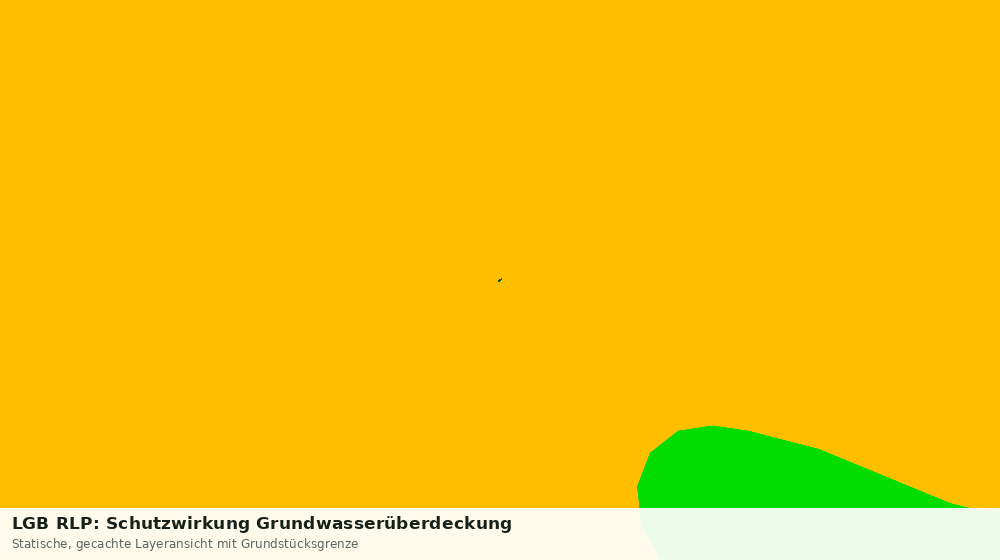 Statische Kartenansicht: LGB RLP: Schutzwirkung Grundwasserüberdeckung