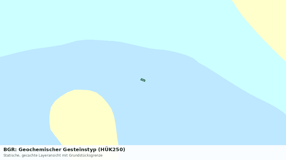 Statische Kartenansicht: BGR: Geochemischer Gesteinstyp (HÜK250)