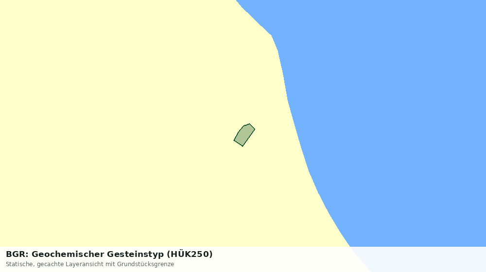Statische Kartenansicht: BGR: Geochemischer Gesteinstyp (HÜK250)