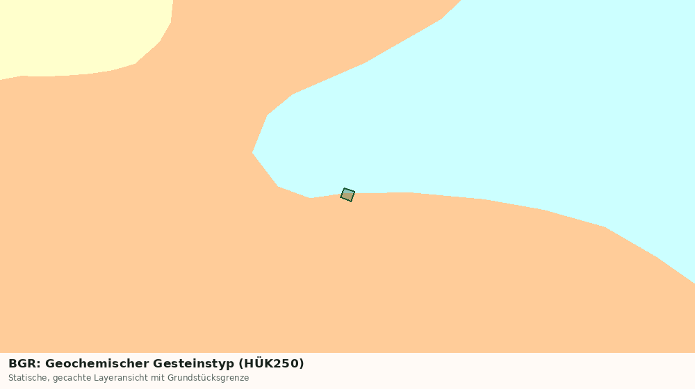 Statische Kartenansicht: BGR: Geochemischer Gesteinstyp (HÜK250)