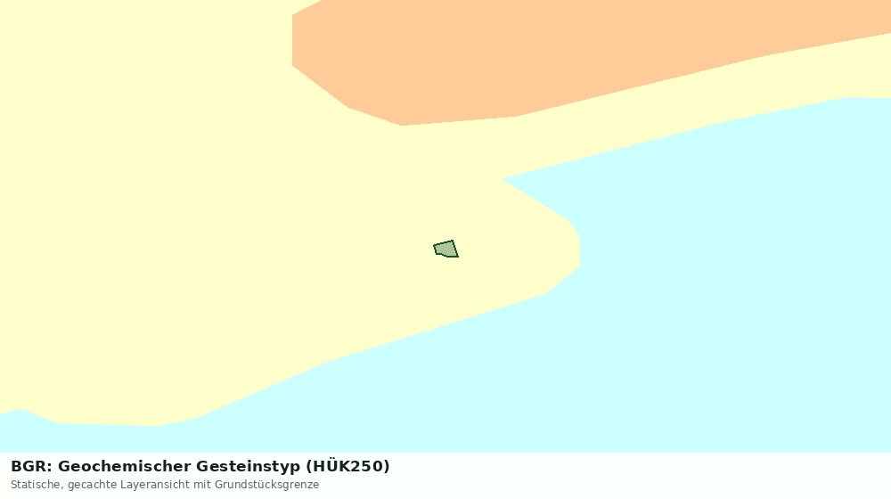 Statische Kartenansicht: BGR: Geochemischer Gesteinstyp (HÜK250)