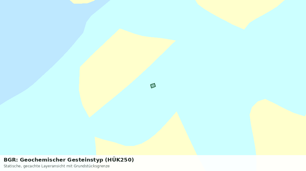 Statische Kartenansicht: BGR: Geochemischer Gesteinstyp (HÜK250)