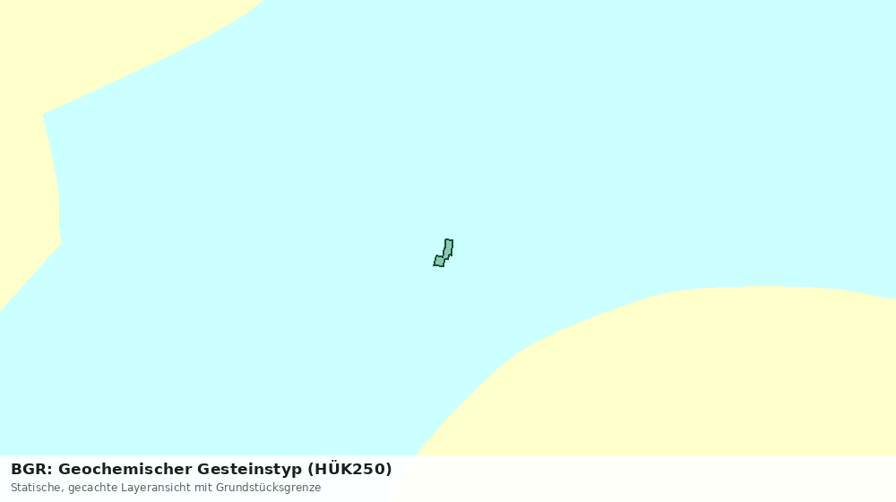 Statische Kartenansicht: BGR: Geochemischer Gesteinstyp (HÜK250)