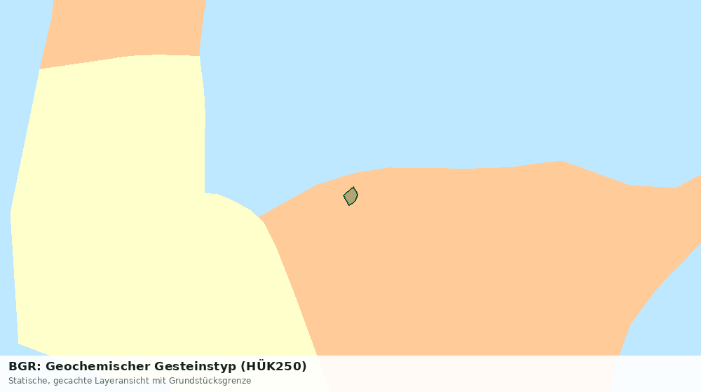 Statische Kartenansicht: BGR: Geochemischer Gesteinstyp (HÜK250)