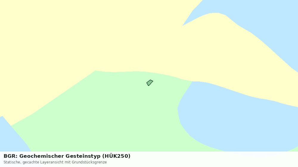 Statische Kartenansicht: BGR: Geochemischer Gesteinstyp (HÜK250)