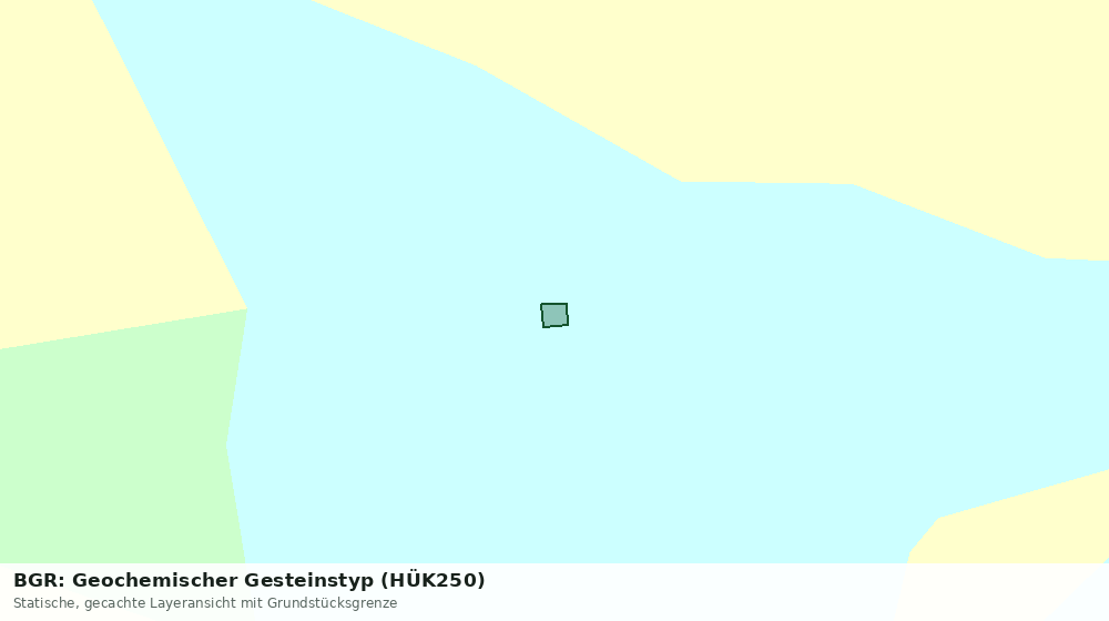 Statische Kartenansicht: BGR: Geochemischer Gesteinstyp (HÜK250)