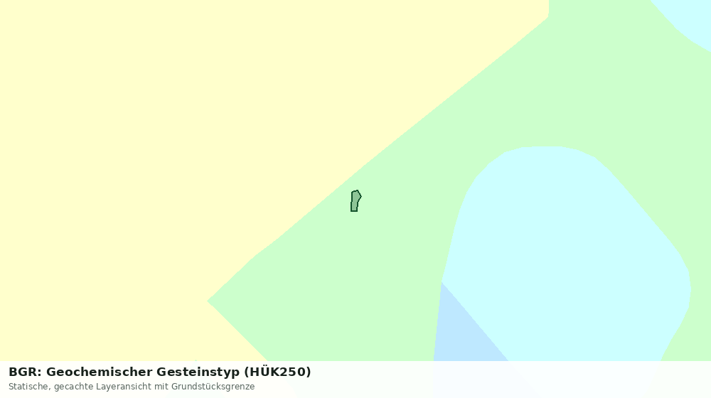Statische Kartenansicht: BGR: Geochemischer Gesteinstyp (HÜK250)