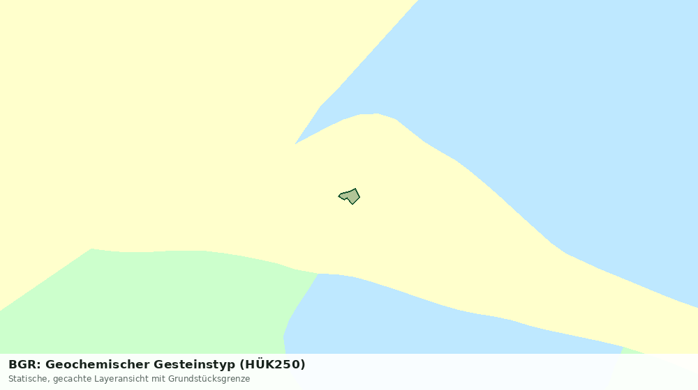 Statische Kartenansicht: BGR: Geochemischer Gesteinstyp (HÜK250)