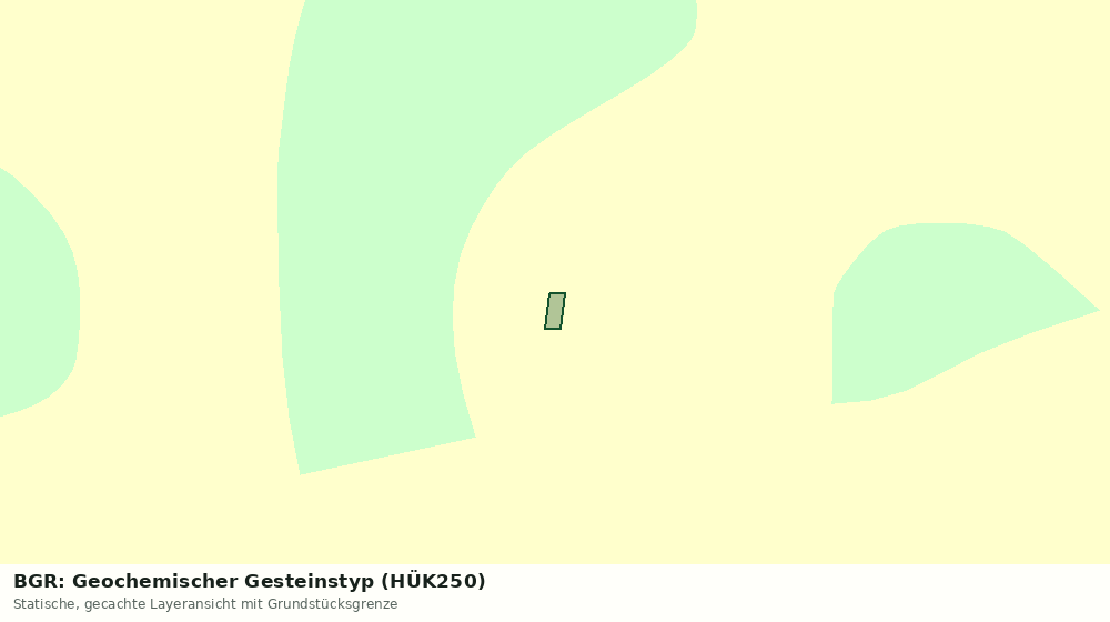 Statische Kartenansicht: BGR: Geochemischer Gesteinstyp (HÜK250)