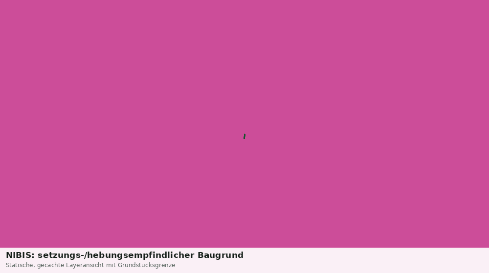 Statische Kartenansicht: NIBIS: setzungs-/hebungsempfindlicher Baugrund