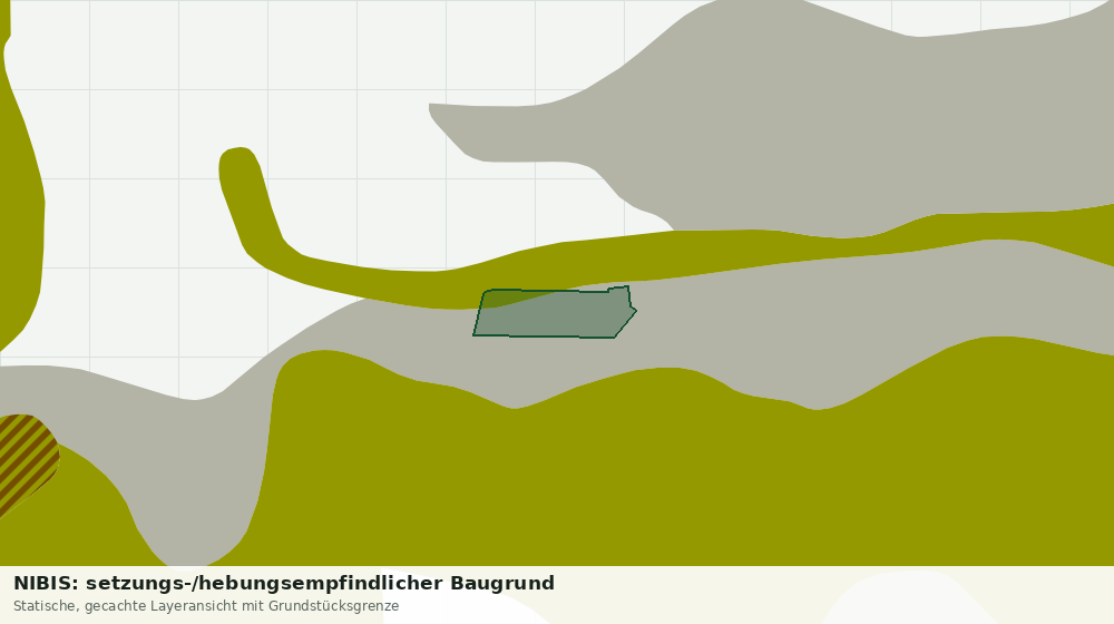 Statische Kartenansicht: NIBIS: setzungs-/hebungsempfindlicher Baugrund