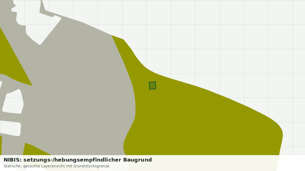 Statische Kartenansicht: NIBIS: setzungs-/hebungsempfindlicher Baugrund