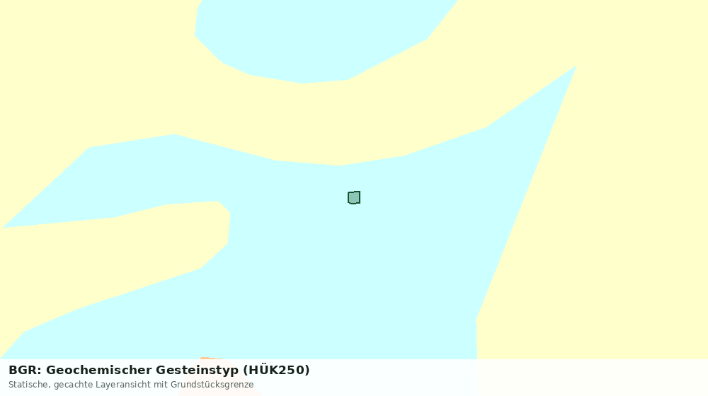 Statische Kartenansicht: BGR: Geochemischer Gesteinstyp (HÜK250)