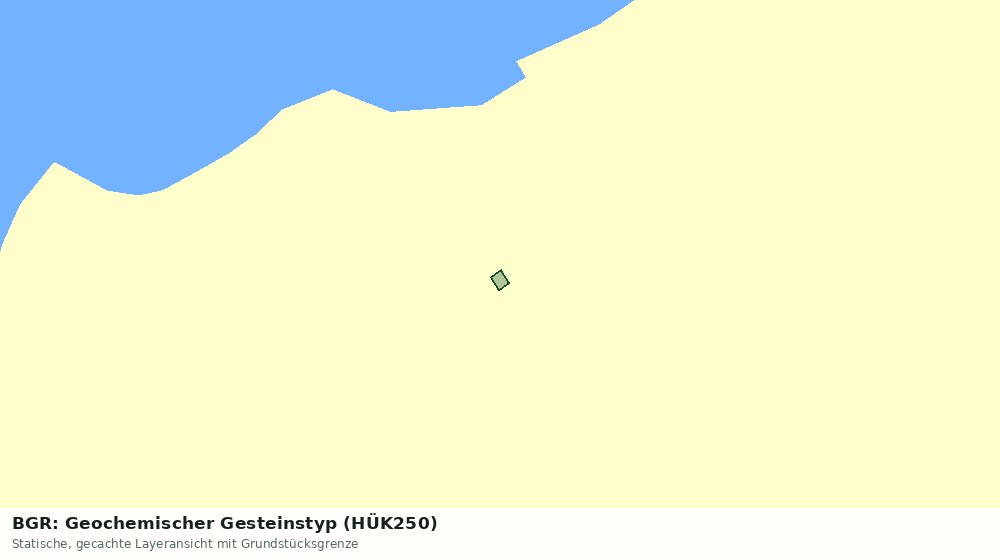 Statische Kartenansicht: BGR: Geochemischer Gesteinstyp (HÜK250)