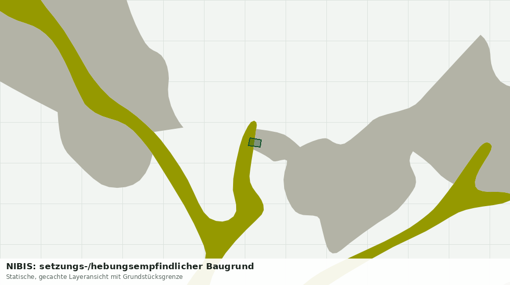 Statische Kartenansicht: NIBIS: setzungs-/hebungsempfindlicher Baugrund