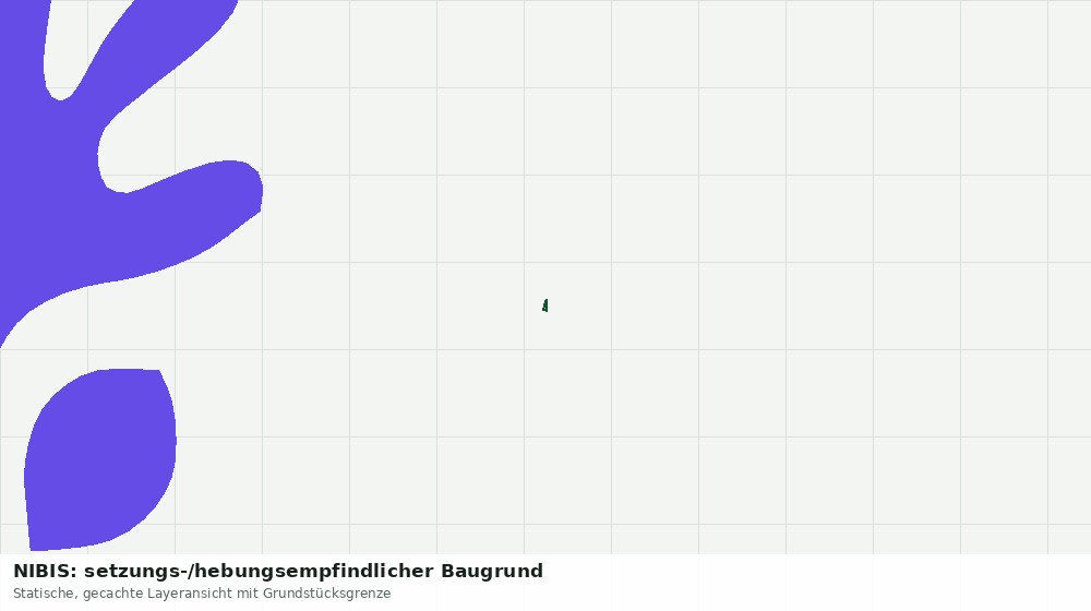 Statische Kartenansicht: NIBIS: setzungs-/hebungsempfindlicher Baugrund