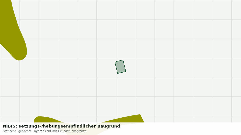 Statische Kartenansicht: NIBIS: setzungs-/hebungsempfindlicher Baugrund
