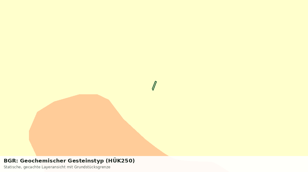 Statische Kartenansicht: BGR: Geochemischer Gesteinstyp (HÜK250)