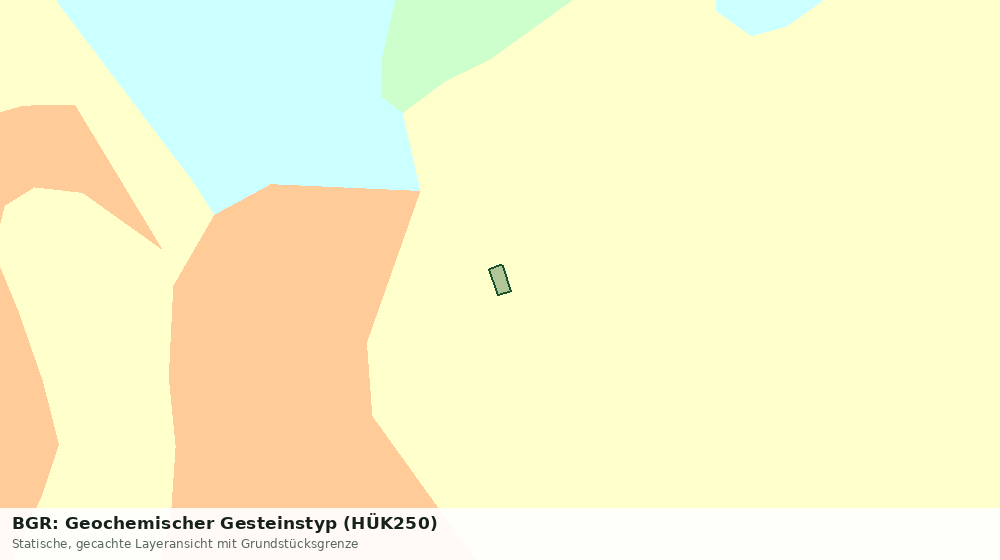 Statische Kartenansicht: BGR: Geochemischer Gesteinstyp (HÜK250)