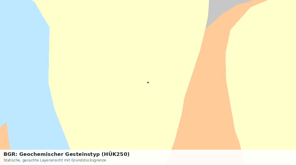 Statische Kartenansicht: BGR: Geochemischer Gesteinstyp (HÜK250)