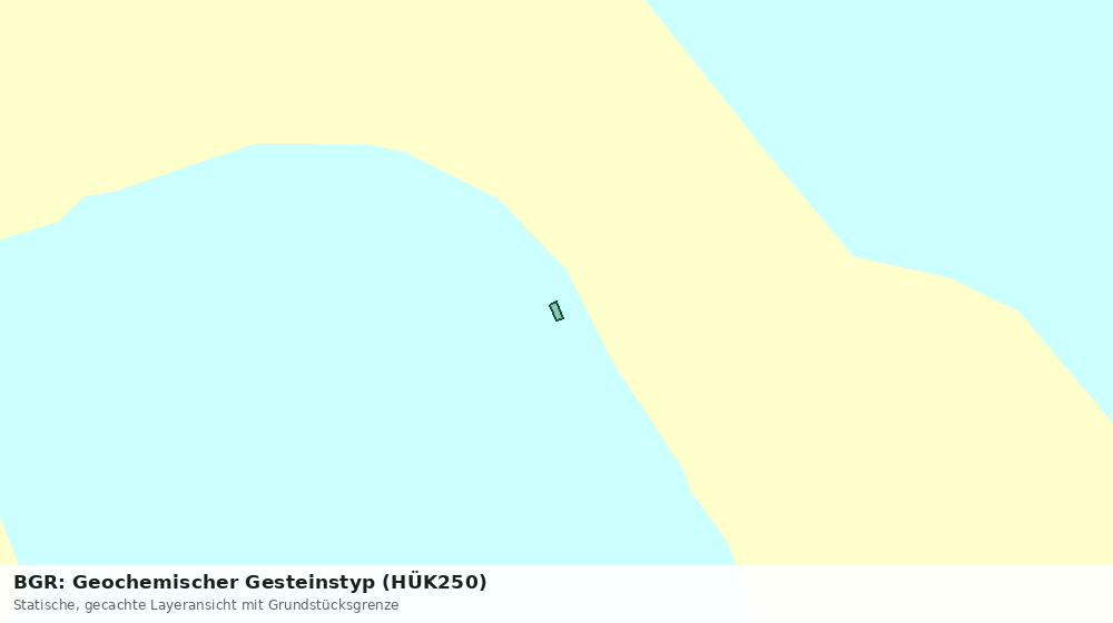 Statische Kartenansicht: BGR: Geochemischer Gesteinstyp (HÜK250)