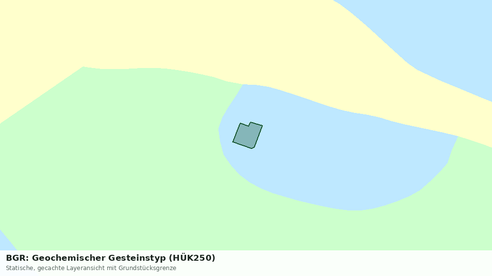 Statische Kartenansicht: BGR: Geochemischer Gesteinstyp (HÜK250)