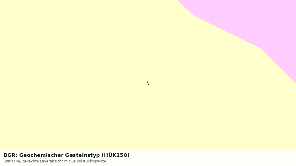 Statische Kartenansicht: BGR: Geochemischer Gesteinstyp (HÜK250)